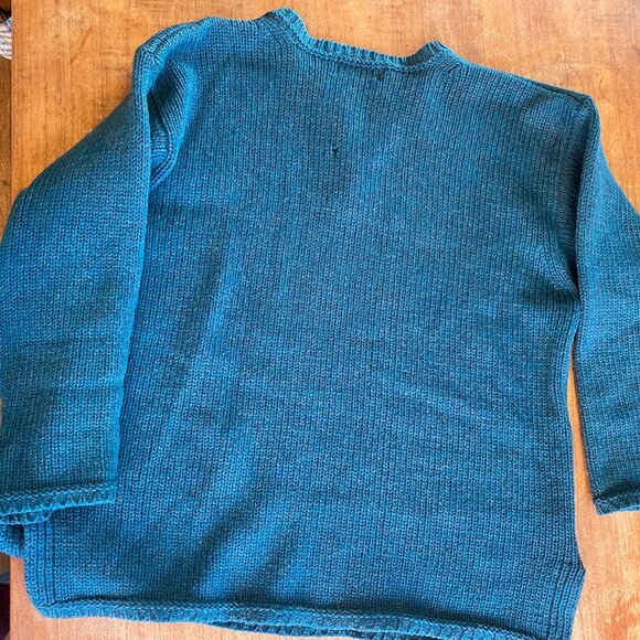 '90s Vintage Wool Eddie Bauer Sweater - Picture 5 of 6